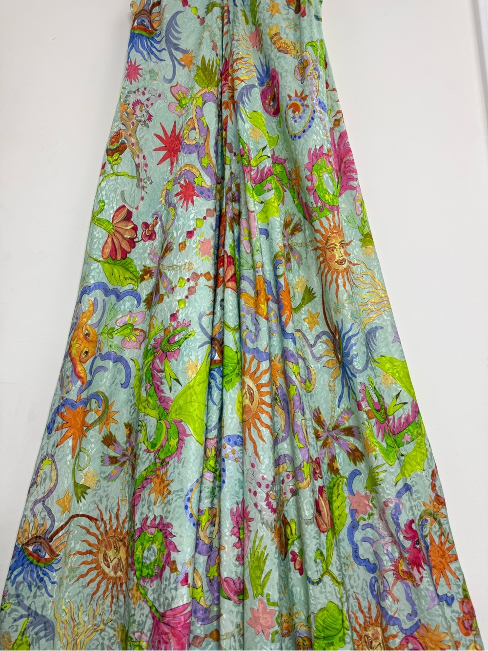 Johnny Was Eva Maxi Dress Kayla Print Size XL Embellished Celestial Print NWT - Picture 12 of 15